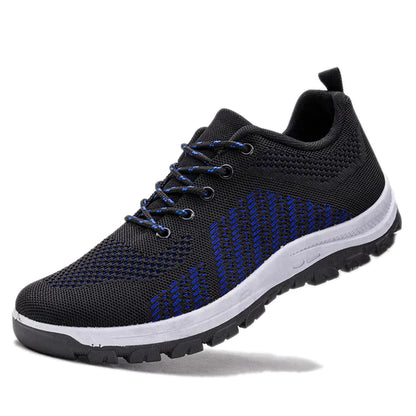 Men Breathable Fly Weave Soft Bottom Non Slip Comfy Sports Casual Running Shoes